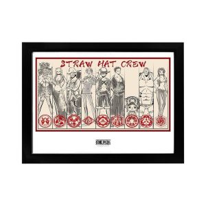 GBEYE ONE PIECE - Framed print "Straw Hat Crew" (30x40) 1