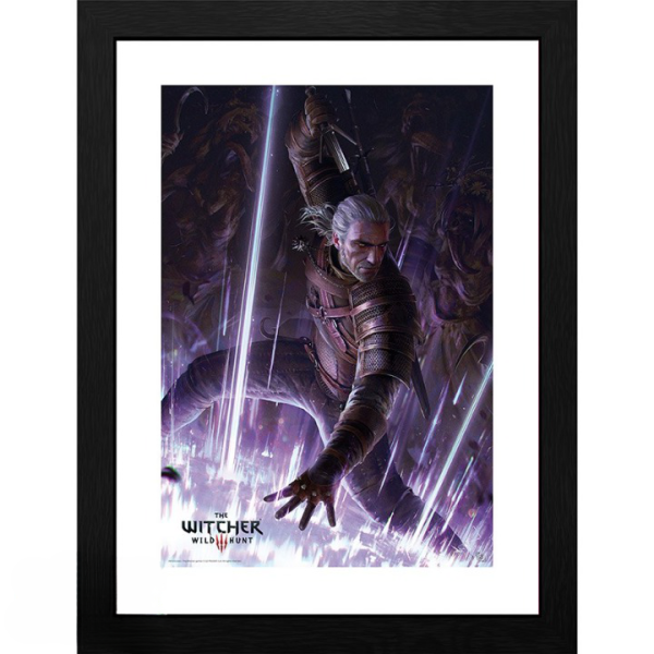 GBEYE THE WITCHER - Framed print "Geralt" (30x40) 1