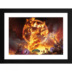 GBEYE WORLD OF WARCRAFT - Framed print "Ragnaros" (30x40) 1