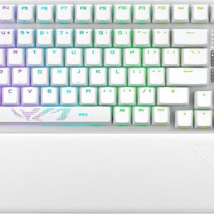 Геймърска безжична Клавиатура ASUS ROG Strix Scope II 96 - Moonlight White 1