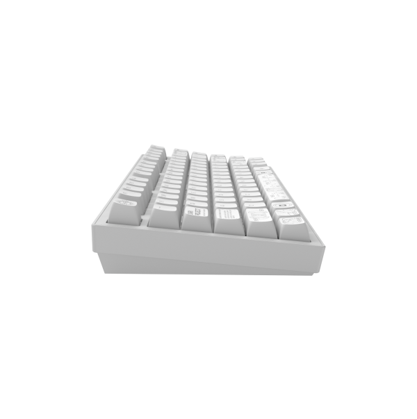 Геймърскa безжична клавиатура Dark Project ALU81A Terra Nova White RGB 4