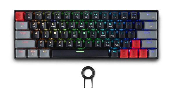 Геймърска безжична клавиатура Spartan Gear Pegasus 2 RGB Black/Grey 2