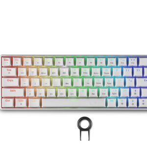 Геймърска безжична клавиатура Spartan Gear Pegasus 2 RGB White 1