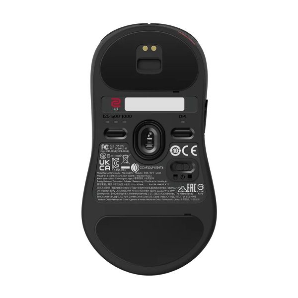 Геймърска безжична мишка ZOWIE U2, 2.4G, Черна 2
