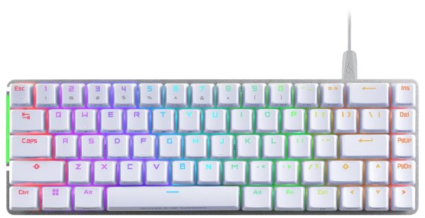 Геймърска Механична Клавиатура ASUS ROG Falchion Ace - Бяла 1