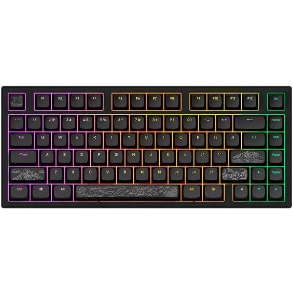 Геймърскa механична клавиатура Dark Project ALU81A Terra Nostra Black RGB 1