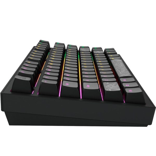 Геймърскa механична клавиатура Dark Project ALU81A Terra Nostra Black RGB 4