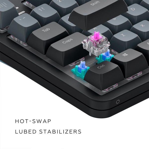Геймърскa механична клавиатура Dark Project ALU87A Midnight RGB 6