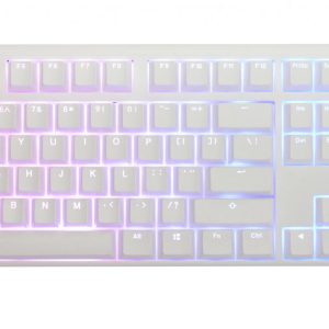 Геймърскa механична клавиатура Ducky One 3 Pure White Full Size Hotswap Cherry MX Blue, RGB, PBT Keycaps 1