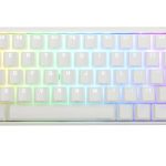 Геймърскa механична клавиатура Ducky One 3 Pure White SF 65%, Hotswap Cherry MX Clear, RGB, PBT Keycaps 1