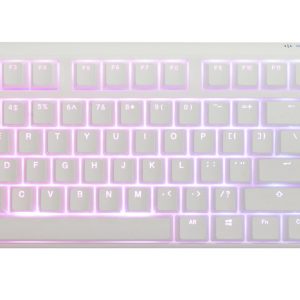 Геймърскa механична клавиатура Ducky One 3 Pure White TKL Hotswap Cherry MX Red, RGB, PBT Keycaps 1