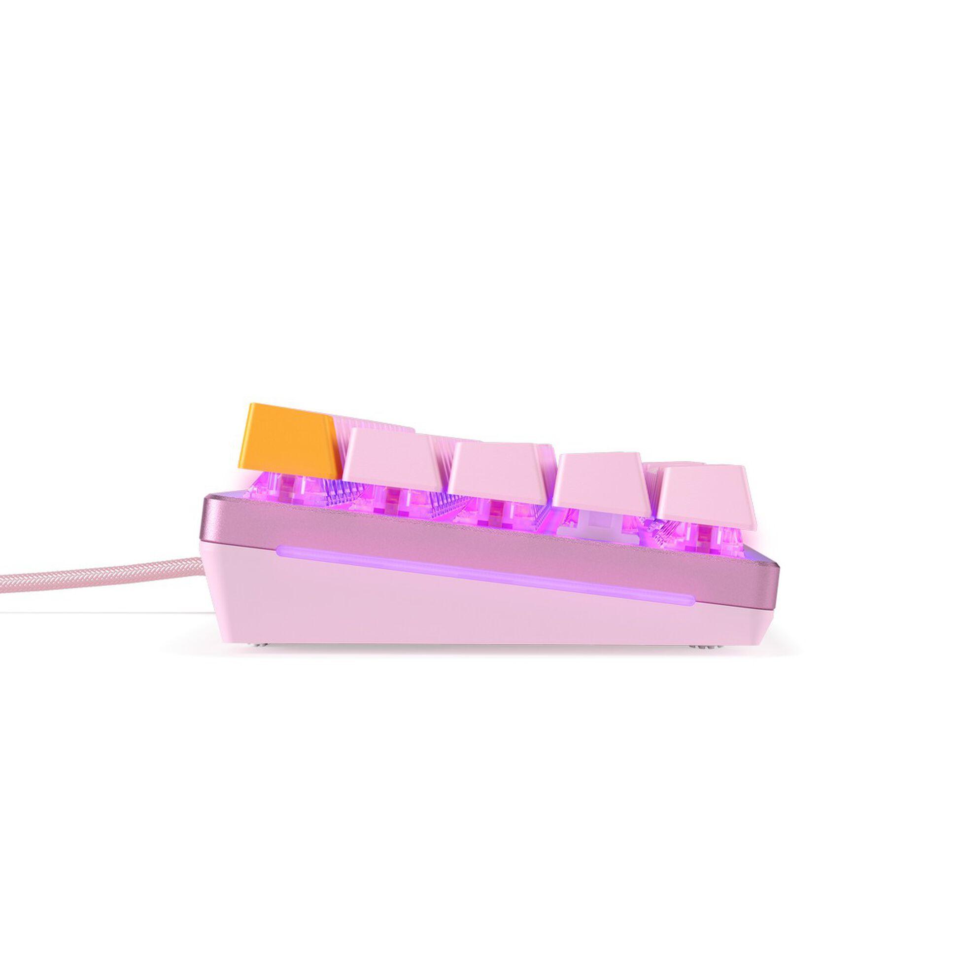 Геймърска механична клавиатура Glorious GMMK 2 Pink Compact- Fox Switches UK-Layout 3
