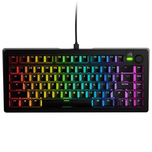 Геймърска механична клавиатура Glorious GMMK 3 75% Black - Fox Linear Switches 1