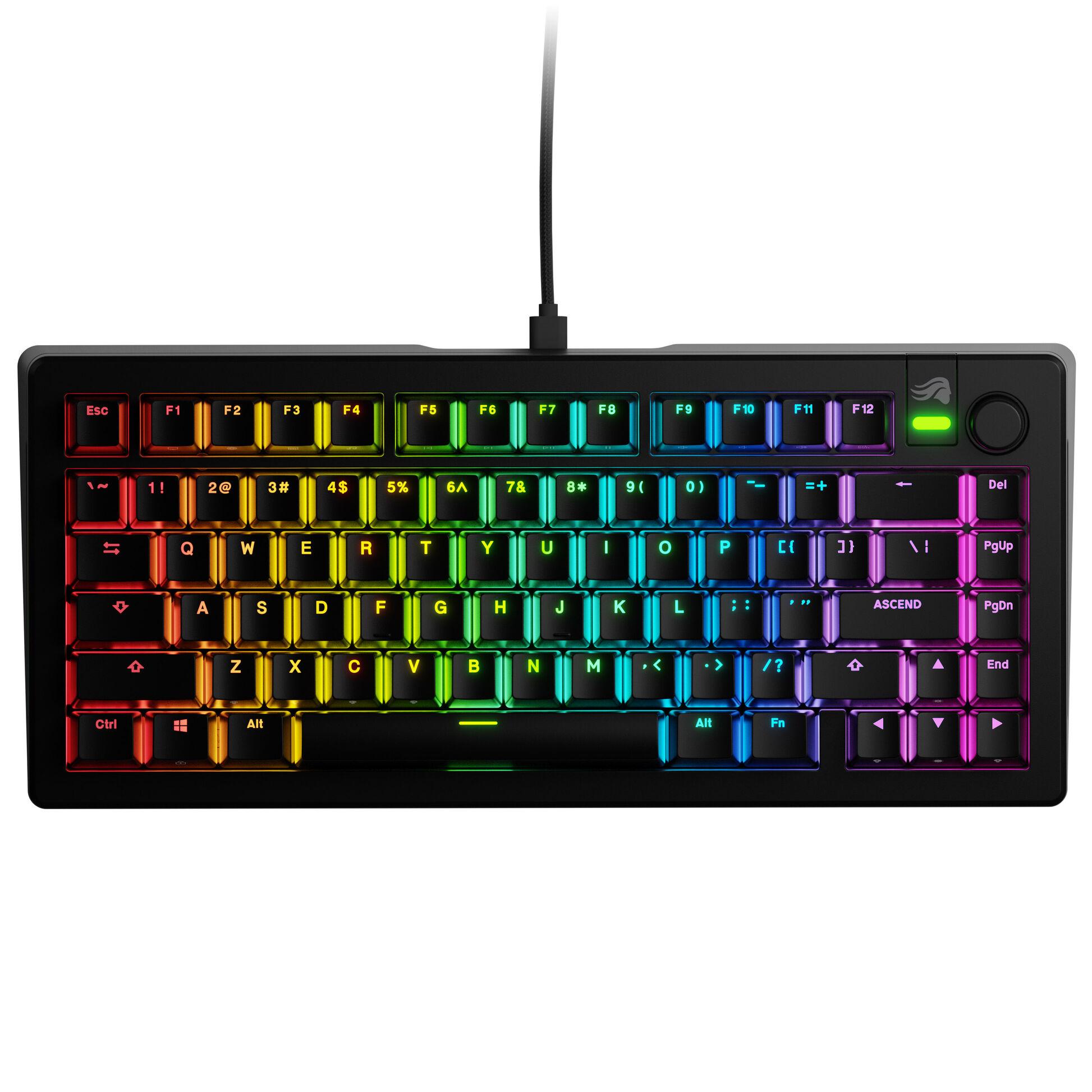 Геймърска механична клавиатура Glorious GMMK 3 75% Black - Fox Linear Switches 1