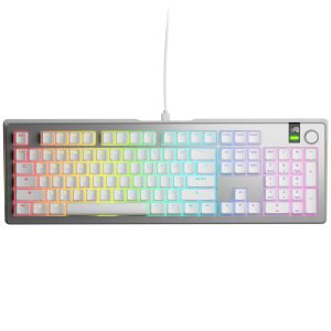 Геймърска механична клавиатура Glorious GMMK 3 Pro 100% Silver - Fox Linear Switches 1