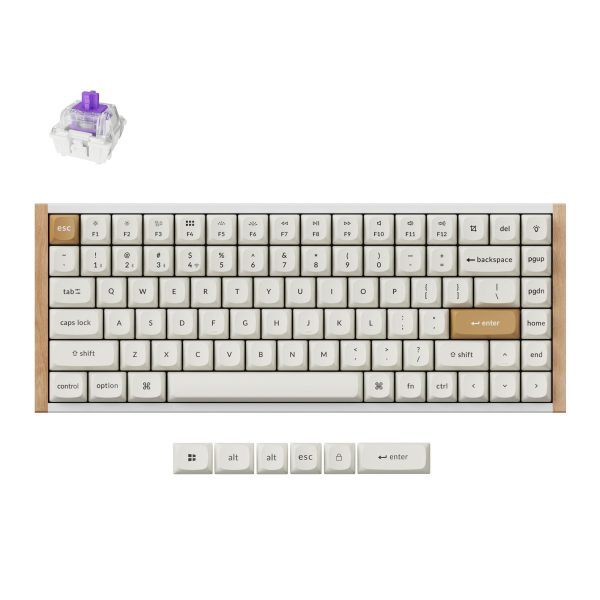 Геймърска механична клавиатура Keychron K2 HE Special Edition White - Wireless 1