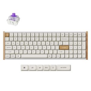 Геймърска механична клавиатура Keychron K4 HE Special Edition White - Wireless, Full Size 1