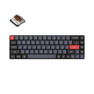 Геймърска Механична клавиатура Keychron K7 Pro QMK/VIA 65% Hot-Swappable Low Profile Gateron Brown Switch RGB Backlight 1