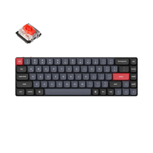 Геймърска Механична клавиатура Keychron K7 Pro QMK/VIA 65% Hot-Swappable Low Profile Gateron Red Switch RGB Backlight 1