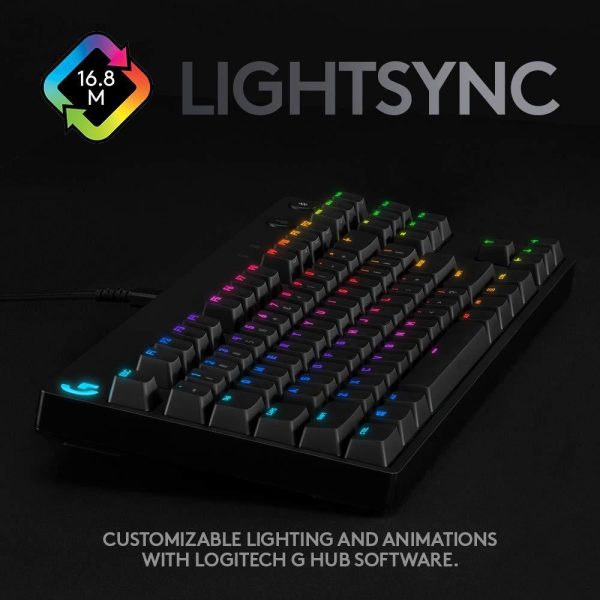 Геймърска механична клавиатура Logitech G Pro Clicky RGB  4