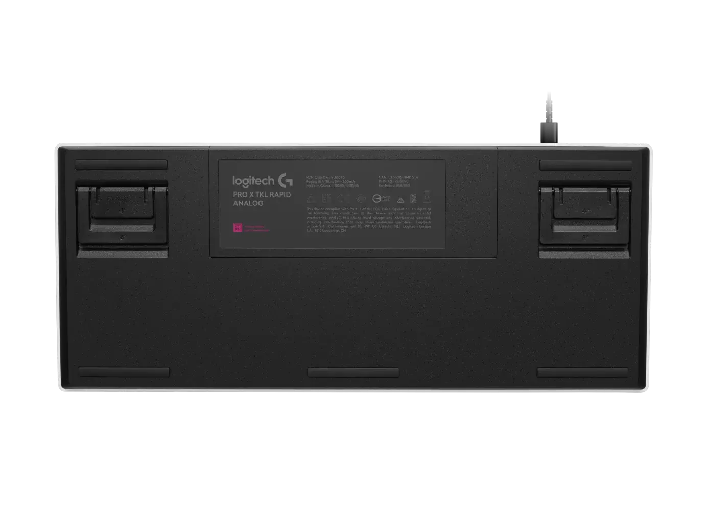 Геймърска механична клавиатура Logitech G Pro X RAPID TKL, Magnetic Analog Switch, Бял 4