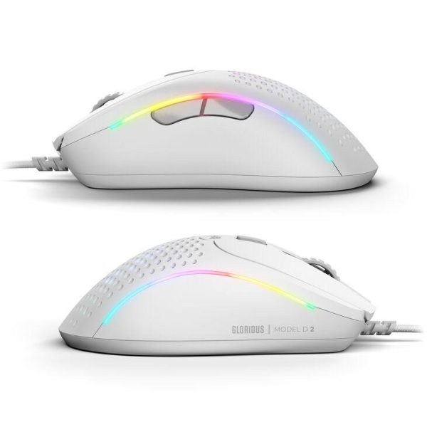 Геймърска мишка Glorious Model D 2 (Matte White) 3