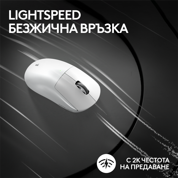 Геймърска мишка Logitech G Pro X Superlight 2 Wireless White 4