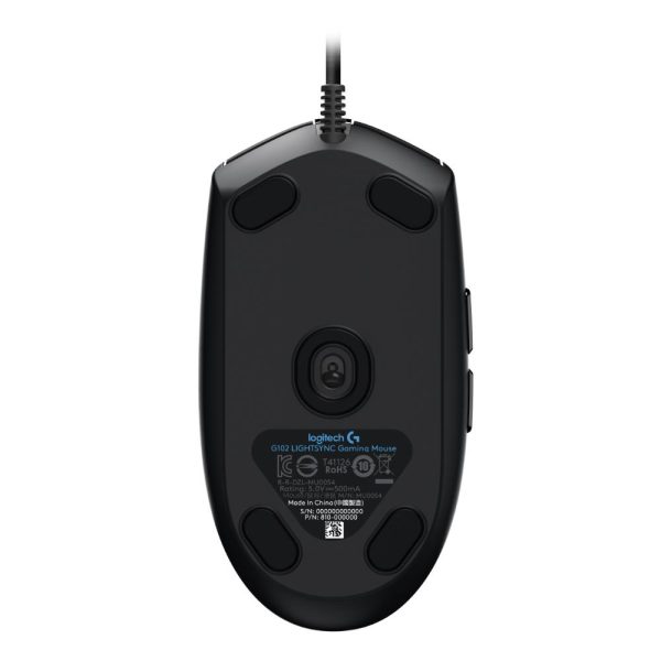 Геймърска мишка Logitech G102 LightSync, RGB, Оптична, Жична, USB 5