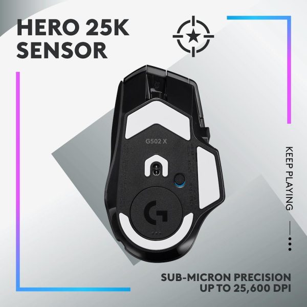 Геймърска мишка Logitech G502 X Plus Black Lightsync RGB 4