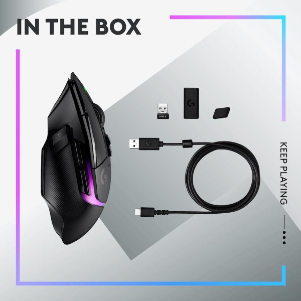 Геймърска мишка Logitech G502 X Plus Black Lightsync RGB 9