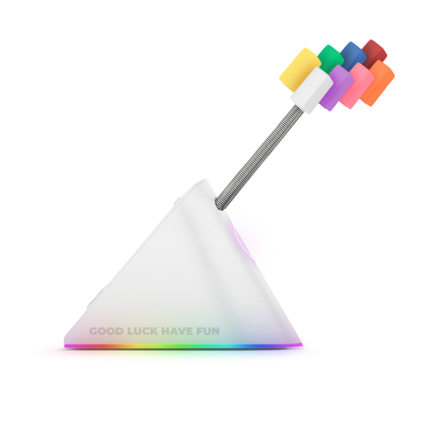 Геймърски аксесоар за кабела на мишката FragON Citadel RGB - White 1