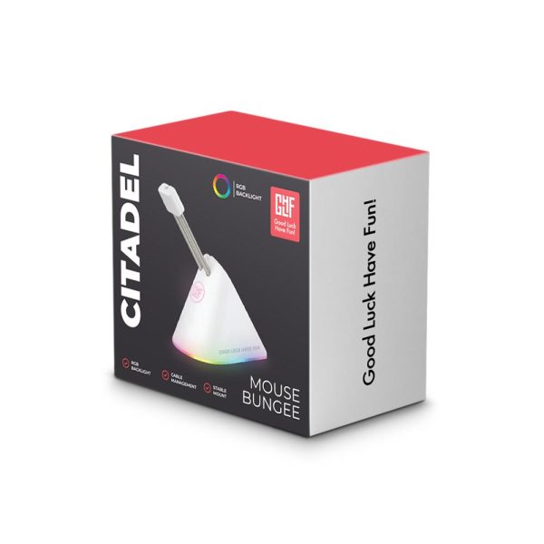 Геймърски аксесоар за кабела на мишката FragON Citadel RGB - White 4
