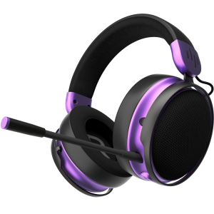 Геймърски безжични слушалки Dark Project Sono Wireless - Black/Violet 1
