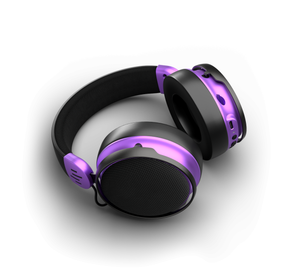 Геймърски безжични слушалки Dark Project Sono Wireless - Black/Violet 7