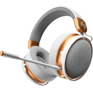Геймърски безжични слушалки Dark Project Sono Wireless - White/Gold 1