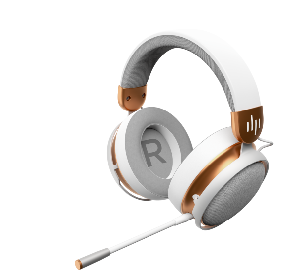 Геймърски безжични слушалки Dark Project Sono Wireless - White/Gold 2