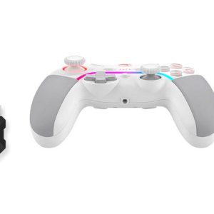 Геймърски контролер A4tech Bloody GPW70, Жичен и безжичен, RGB, Бял 1