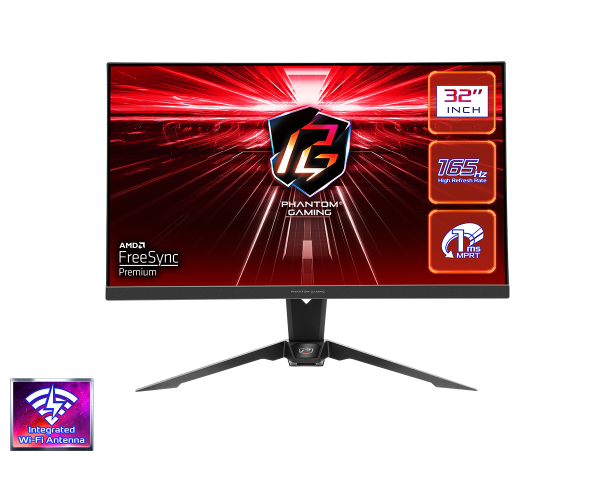 Геймърски Монитор ASRock PG32QF2B 32" QHD (2560X1440) Flat VA 3