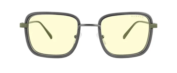 Геймърски очила GUNNAR Fallout Vault 33 Gunmetal/Olive - Amber 1