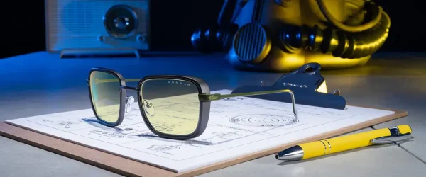 Геймърски очила GUNNAR Fallout Vault 33 Gunmetal/Olive - Amber 5