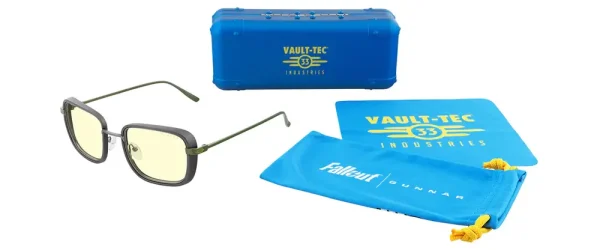 Геймърски очила GUNNAR Fallout Vault 33 Gunmetal/Olive - Amber 7