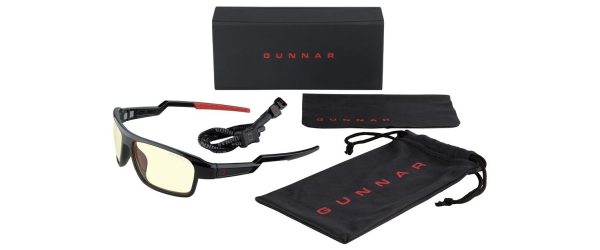 Геймърски очила GUNNAR Lightning Bolt Base Onyx, Amber 4