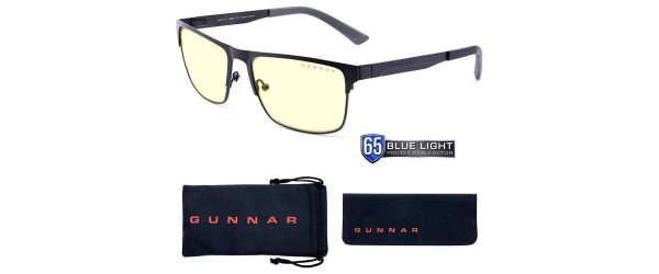 Геймърски очила GUNNAR Pendleton Slate, Amber, Черен 4