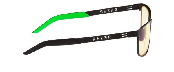 Геймърски очила GUNNAR Razer FPS, Amber, Зелен/Черен 2