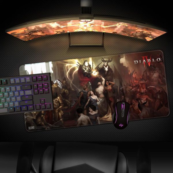 Геймърски пад Diablo IV - Inarius and Lilith, XL 3