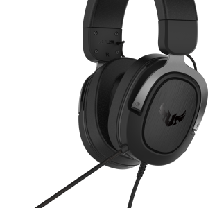 Геймърски слушалки ASUS TUF Gaming H3 Gun Metal, 7.1 Virtual Surround Sound 1