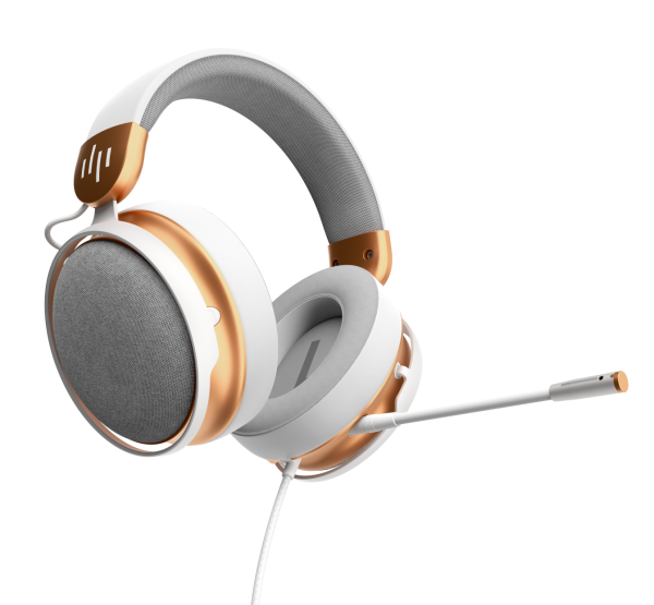 Геймърски слушалки Dark Project Sono Wired - White/Gold 3