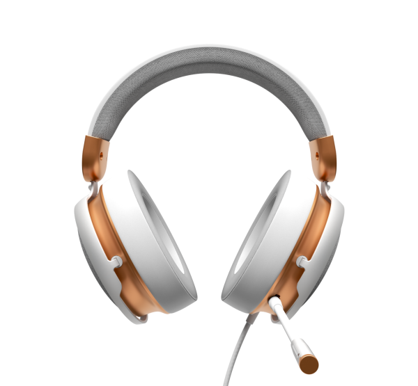 Геймърски слушалки Dark Project Sono Wired - White/Gold 4