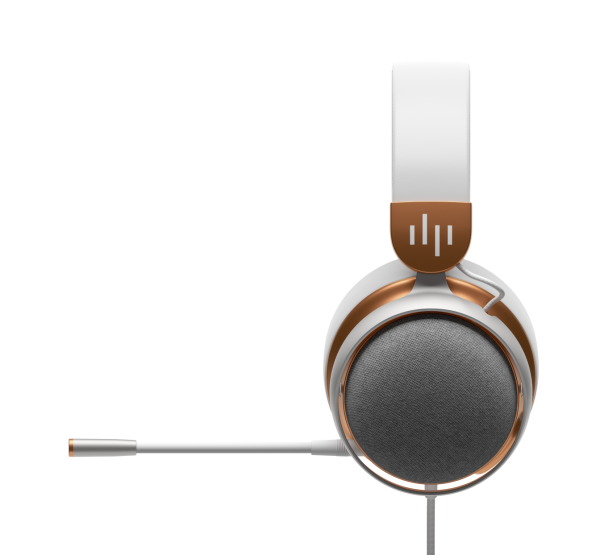 Геймърски слушалки Dark Project Sono Wired - White/Gold 6