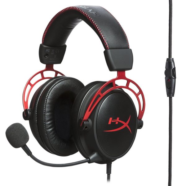 Геймърски слушалки HyperX Cloud Alpha, Черен/Червен 5